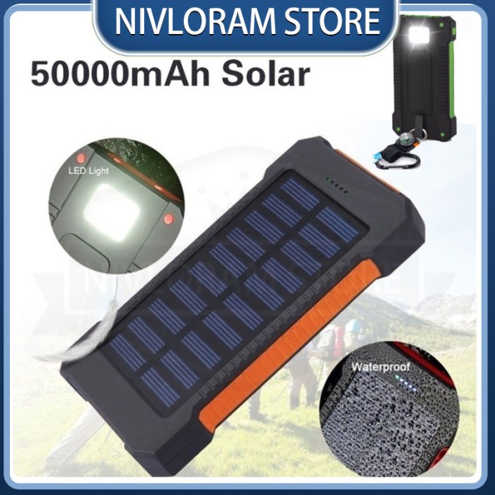 Charger Tenaga Surya Portable