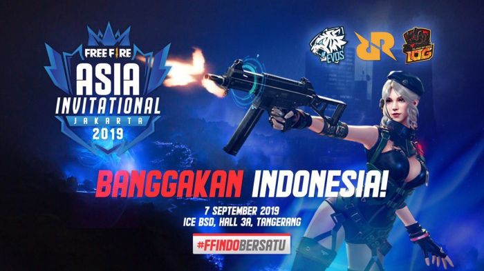 Indonesia jadi tuan rumah Free Fire Asia Invitational 2019 | ONE ... Indonesia jadi tuan rumah Free Fire Asia Invitational 2019 | ONE ...