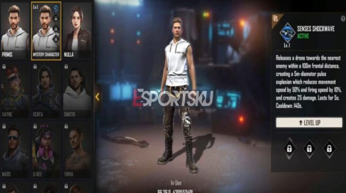 Mystery Character OB34 Bisa Panggil Drone di Free Fire (FF) – Esportsku Fitur Baru di Free Fire, Pemain Bisa Panggil Drone
